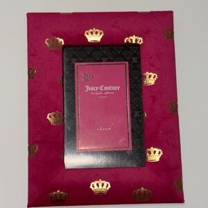 Juicy Couture Pink and Gold Photo Frame